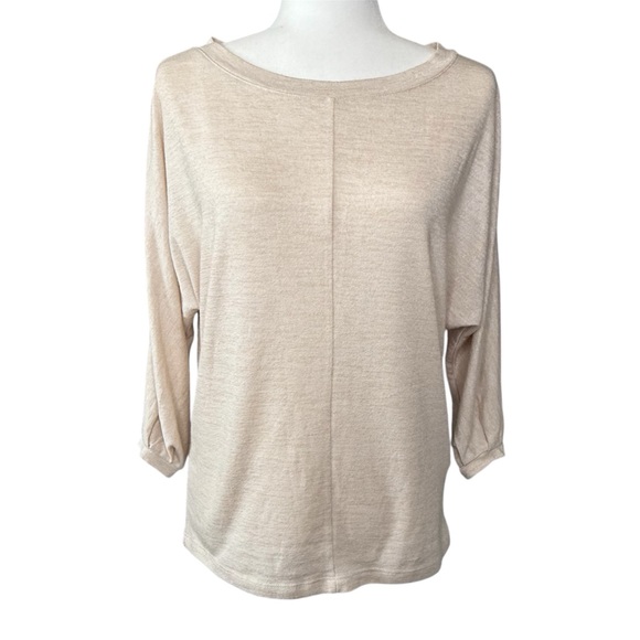 Banana Republic Sweaters - Banana Republic Boatneck Sweater Front Seam Beige Size XS